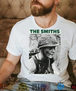 The Smiths Meat Is Murder Morrissey Unisex Vintage White Cotton T Shirt