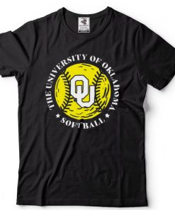 The University Oklahoma Sooners Softball Seal T Shirt