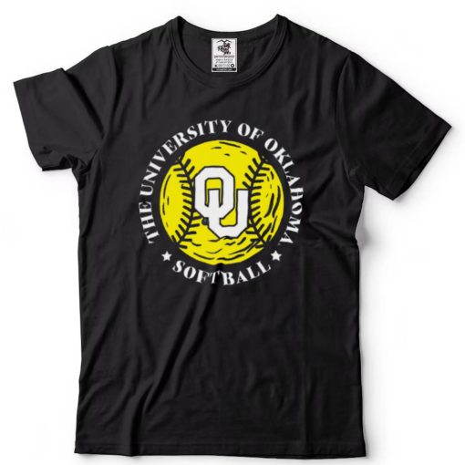 The University Oklahoma Sooners Softball Seal T Shirt