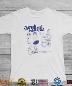 The Yardbirds Vintage Unisex White Cotton Short Sleeve T shirt