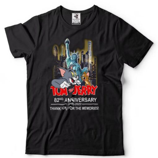 Tom and Jerry 82nd anniversary 1940 2022 thank you for the memories shirt