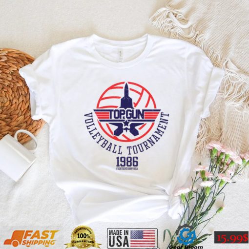 Top Gun Volleyball Tournament 1986 Fightertown Usa T Shirt