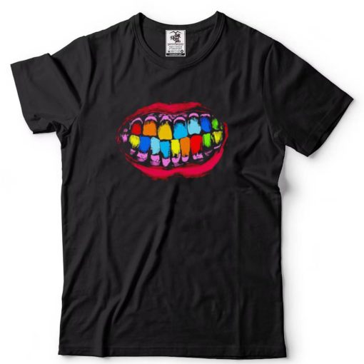 Trap Smile teeth colorful shirt