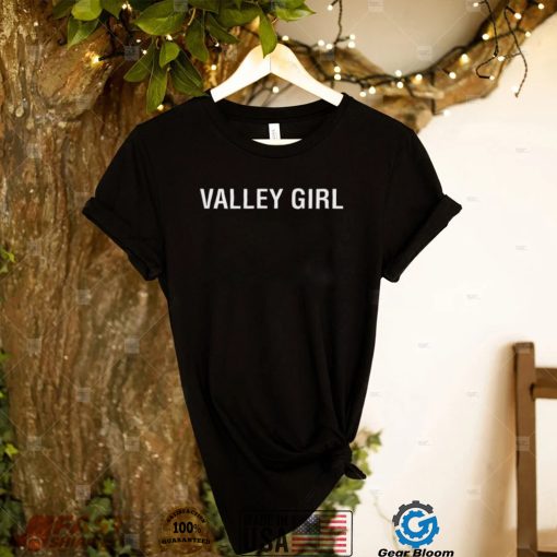 VALLEY GIRL WHITE Fitted Scoop Valley Girl Shirt