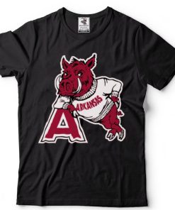 Vintage Arkansas Razorback Leaning Mascot T shirt
