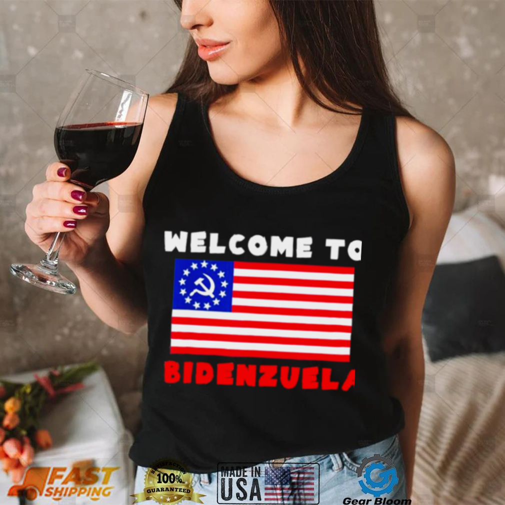 Welcome To Bidenzuela American flag shirt