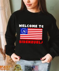 Welcome To Bidenzuela American flag shirt