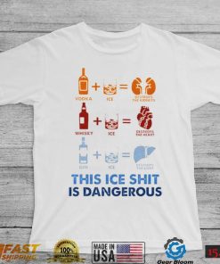 Wine Fine This Ice Shit Is Dangerous T Shirt