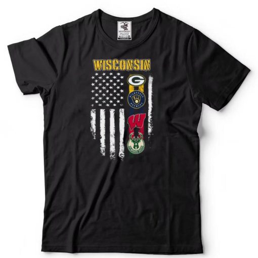 Wisconsin flag t shirt