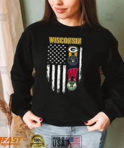 Wisconsin flag t shirt