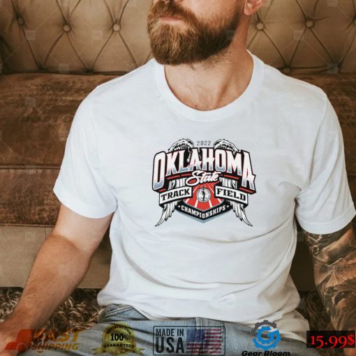 Oklahoma State 2022 Championship Track and Field logo T shirt