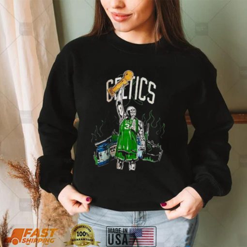 Boston Celtics Style Skeleton Champions NBA Finals T Shirt