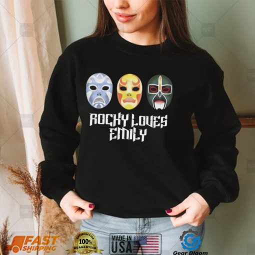 3 Ninjas Rocky Loves Emily Masks shirt