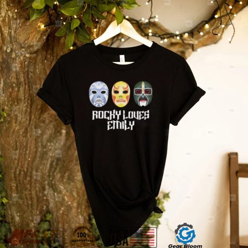 3 Ninjas Rocky Loves Emily Masks shirt