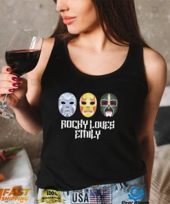 3 Ninjas Rocky Loves Emily Masks shirt