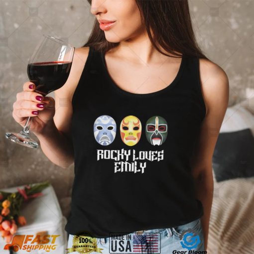 3 Ninjas Rocky Loves Emily Masks shirt