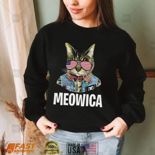 4th Of July Cat US Flag Sunglasses – Meowica Shirt, hoodie