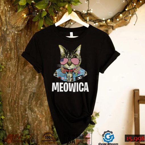 4th Of July Cat US Flag Sunglasses – Meowica Shirt, hoodie