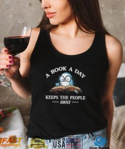 A Book A Day Keep The People Away Book Reading Lover Funny Short Sleeve Unisex T Shirt