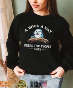 A Book A Day Keep The People Away Book Reading Lover Funny Short Sleeve Unisex T Shirt