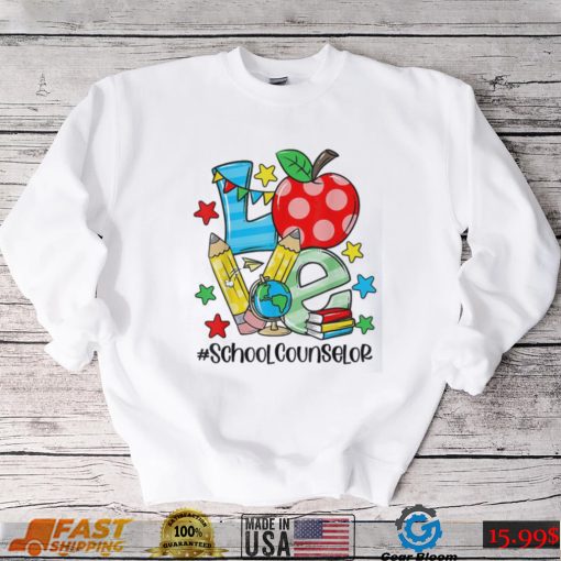 Counselor Counseling Student First Last 100 Day Of School Shirt