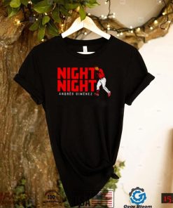 Andres Gimenez Night Night 2022 T shirt