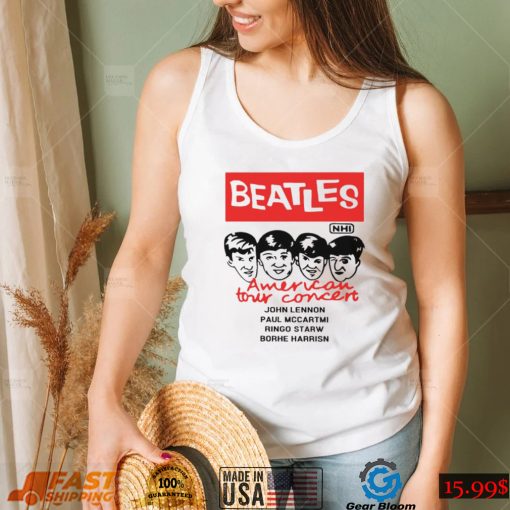 Beatles American Tour Concert T Shirt