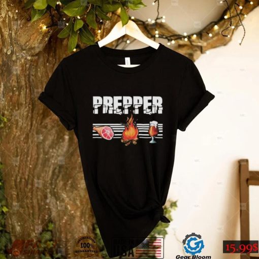 Beer Prepper Outdoor Survival Funny Homebrew Lover Cool Gift Short Sleeve Unisex T Shirt