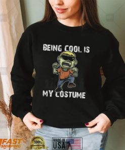 Being Cool Is My Costume Halloween Scary Creepy Boy Zombie Short Sleeve Unisex T Shirt