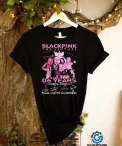 Black Pink The Virtual 06 Years 2016 2022 Thank You For The Memories Signatures Shirt