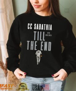 CC Sabathia Till the End with Chris Smith shirt