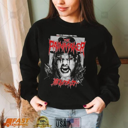 Chris Jericho hell is coming for you The Painmaker horror shirt