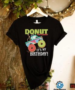 Cute Donut You Know Its My Birthday Truck Party Short Sleeve Unisex T Shirt