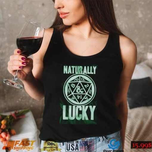 Dungeons & Dragons Naturally Lucky T shirt