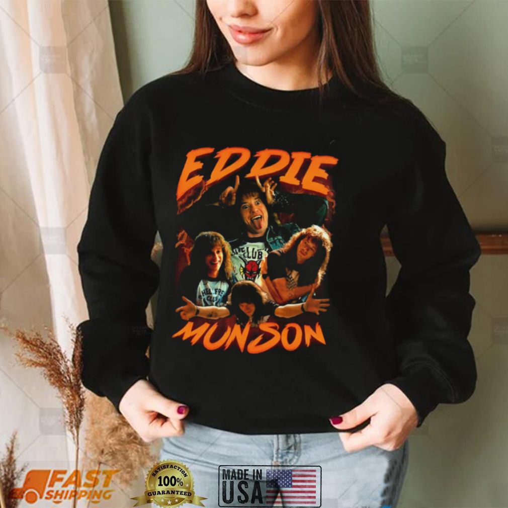 Stranger Things Eddie Munson Hellfire 3/4 Sleeve Tee shirt