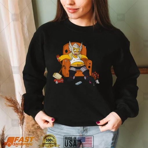 Fat Thor Homer Simpson Shirt, Hoodie