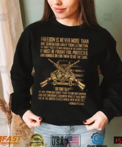 Freedom Is Never More Than T Shirt