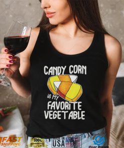 Candy Corn Is My Favorite Vegetable Halloween Costume Party Gift Short Sleeve Unisex T Shirt