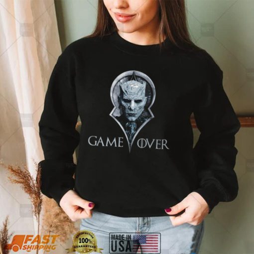 Game of Thrones Night King Game Over Shirt, Hoodie