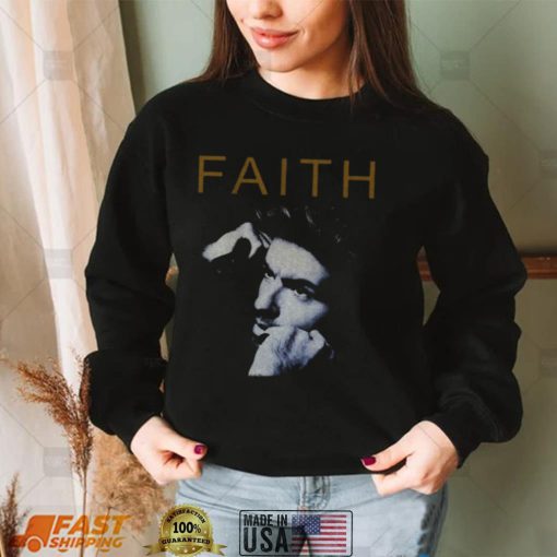 George Michael Faith Unisex Black Cotton Short Sleeve T Shirt