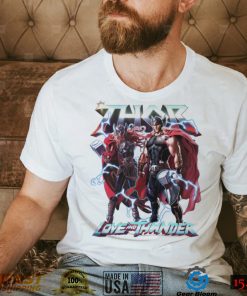Graphic Marvel Thor And Lady Thor Love And Thunder Unisex T Shirt