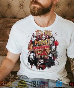 Horror Characters It’s The Most Beautiful Time Of The Year Halloween Shirt