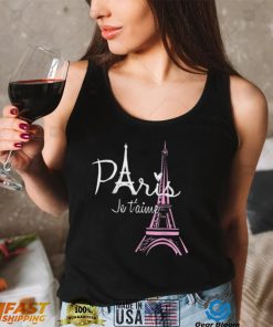 I Love Paris Eiffel Tower France T Shirt