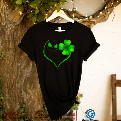 Jack Skellington and Irish Four Leaf Clover shirt