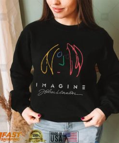 John Lennon Imagine Design Unisex T Shirts