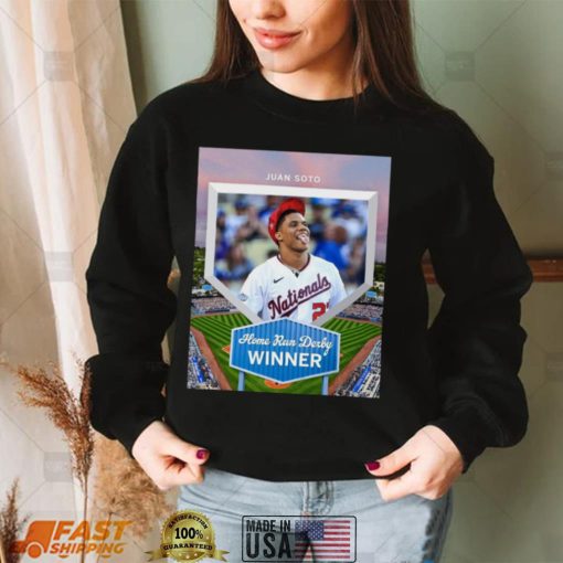 Juan Soto Washington Baseball Home Run Derby Winner Shirt