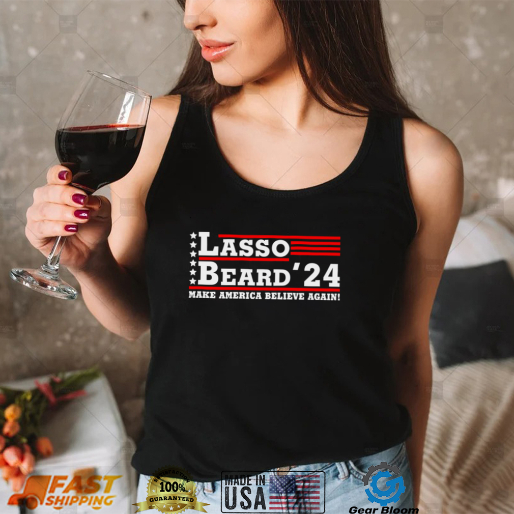 Lasso Beard 2024 Women's V-Neck T-Shirt