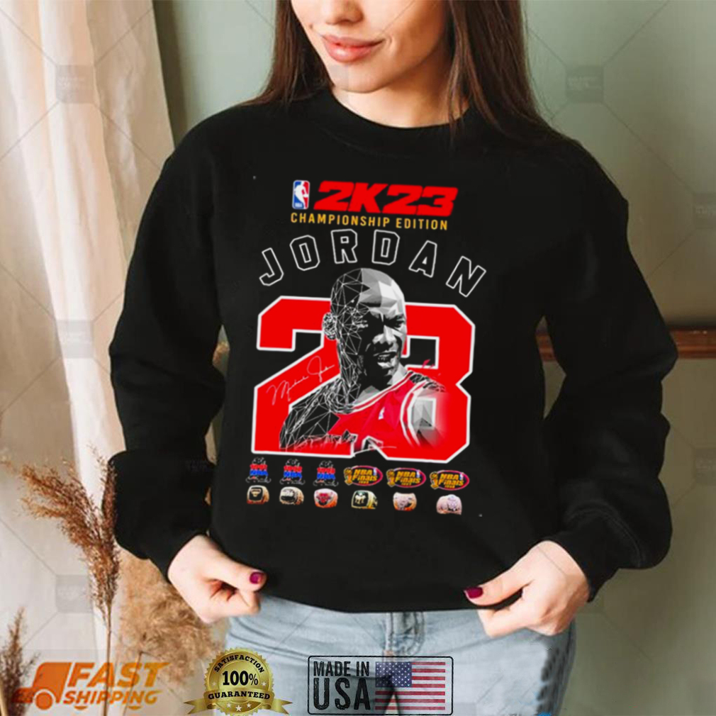 Legend Michael Jordan NBA 2K23 Championship Edition Signature Shirt ...