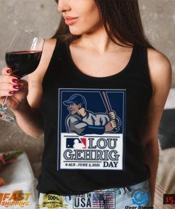 Lou Gehrig Day Logo T Shirt