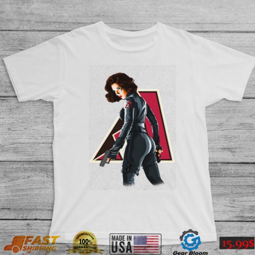 MLB Arizona Diamondbacks 026 Blackwidow Dc Marvel Jersey Superhero Avenger Shirt
